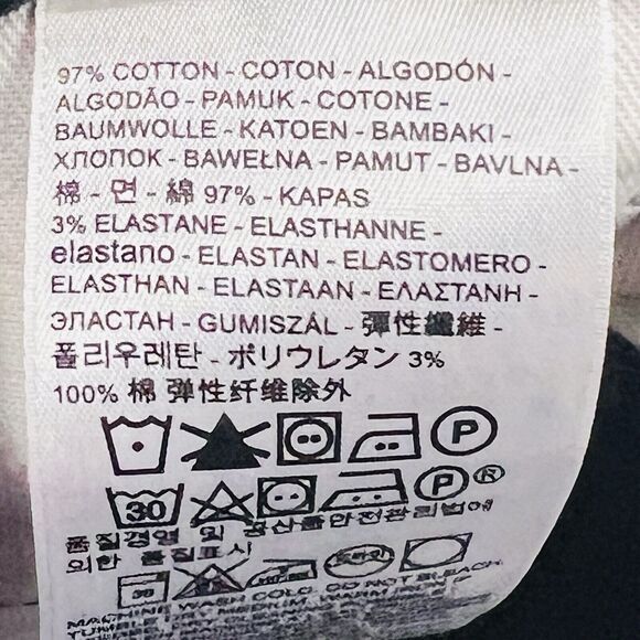 Levis Mens Jeans 32x32 Black Gold Chain Print 512 Slim Taper Fit Denim Urban Y2K - Picture 10 of 12